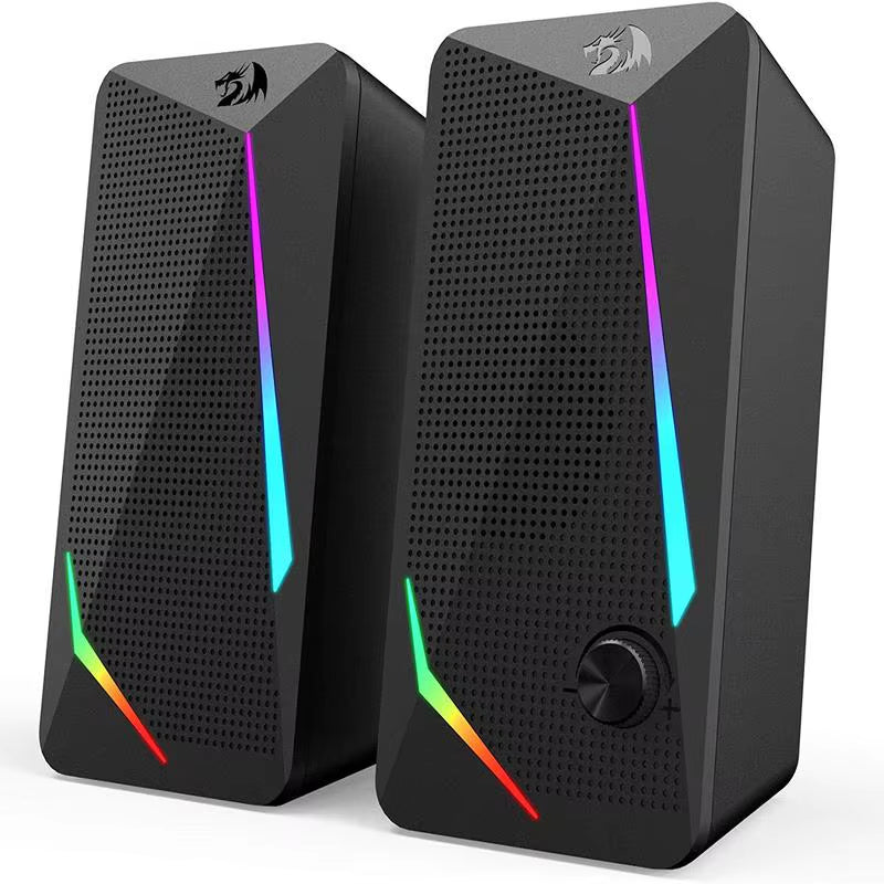 GS510 Waltz RGB Desktop Speakers - 2.0 Channel PC Stereo Speakers with Four LED Backlight Modes and Enhanced Audio Quality