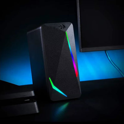 GS510 Waltz RGB Desktop Speakers - 2.0 Channel PC Stereo Speakers with Four LED Backlight Modes and Enhanced Audio Quality