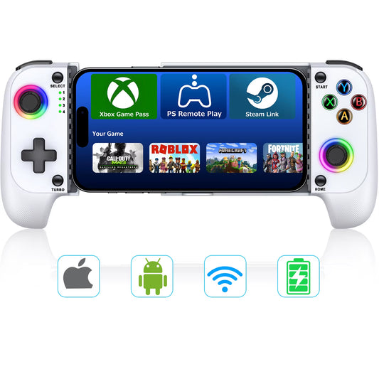 BEBONCOOL MC101 Telescopic Gamepad for iOS and Android - Wireless Bluetooth Game Controller for PUBG and COD